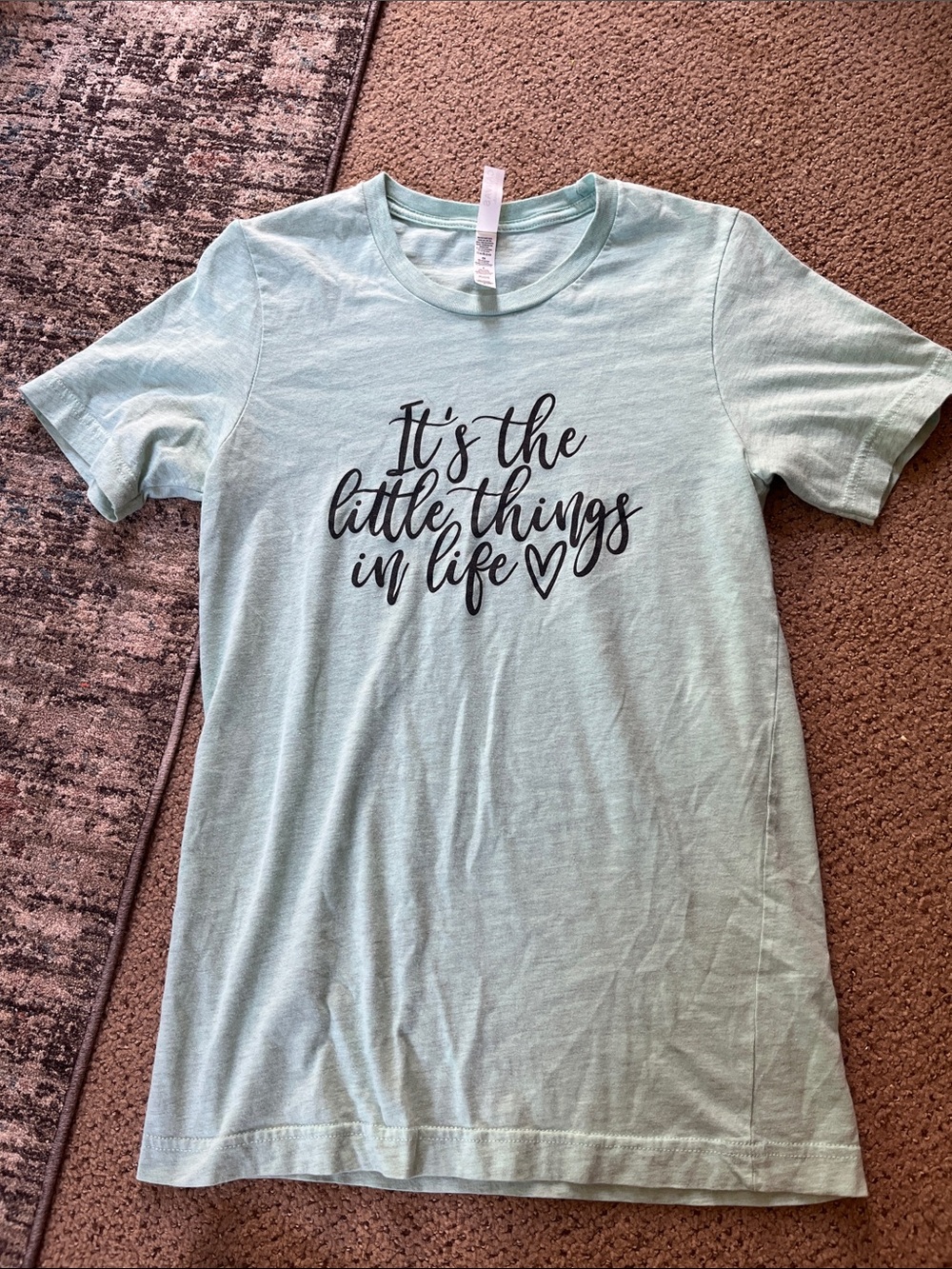 Gildan Mint Short-Sleeve Graphic Tee with Black Script